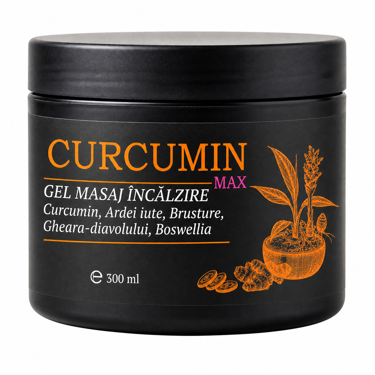 Curcumin Max — Gel cu Turmeric 300 ml