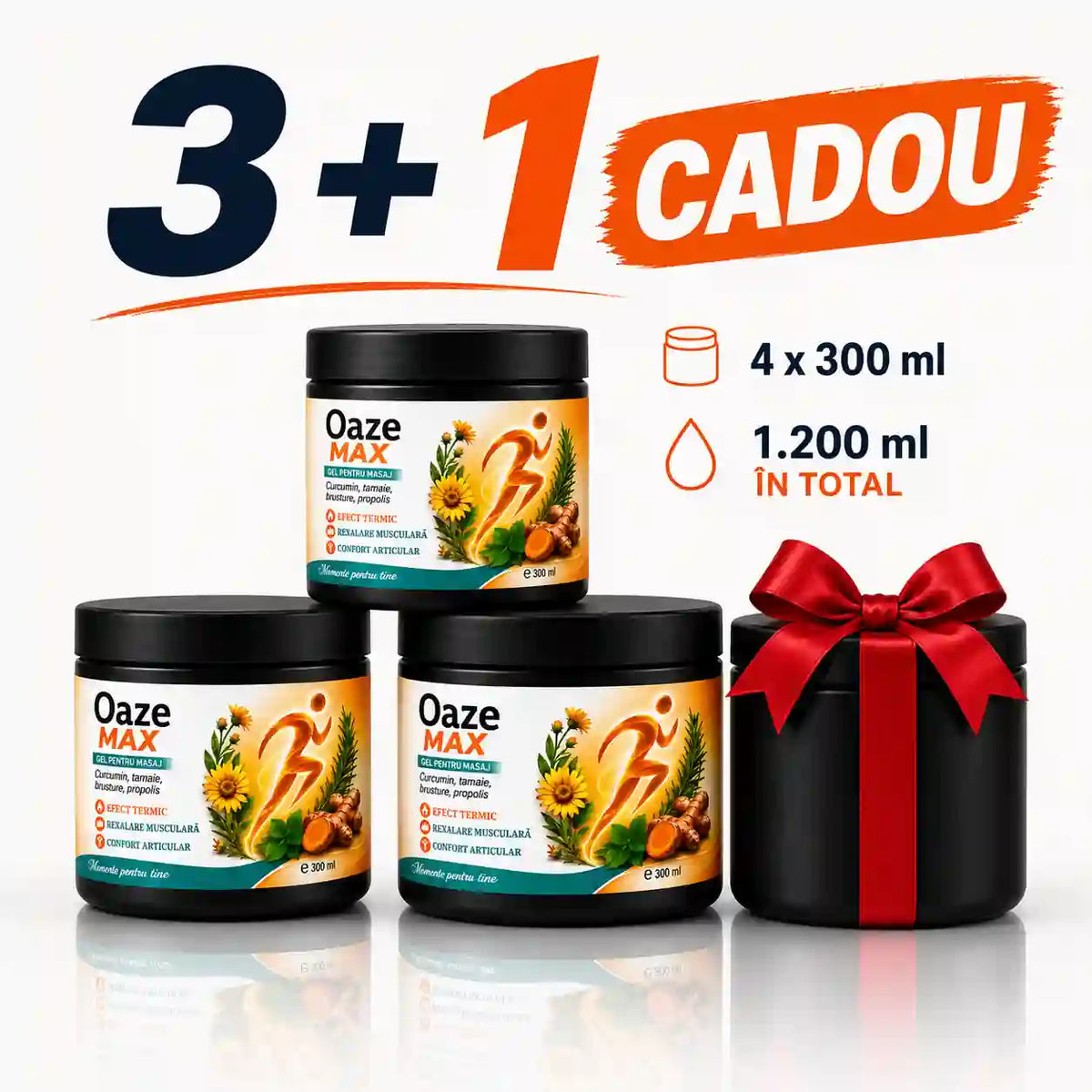 Oaze MAX — Pachet 3 + 1 GRATUIT