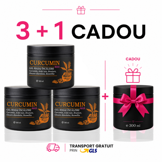 Pachet 3+1 Gel Curcumin 300 ml