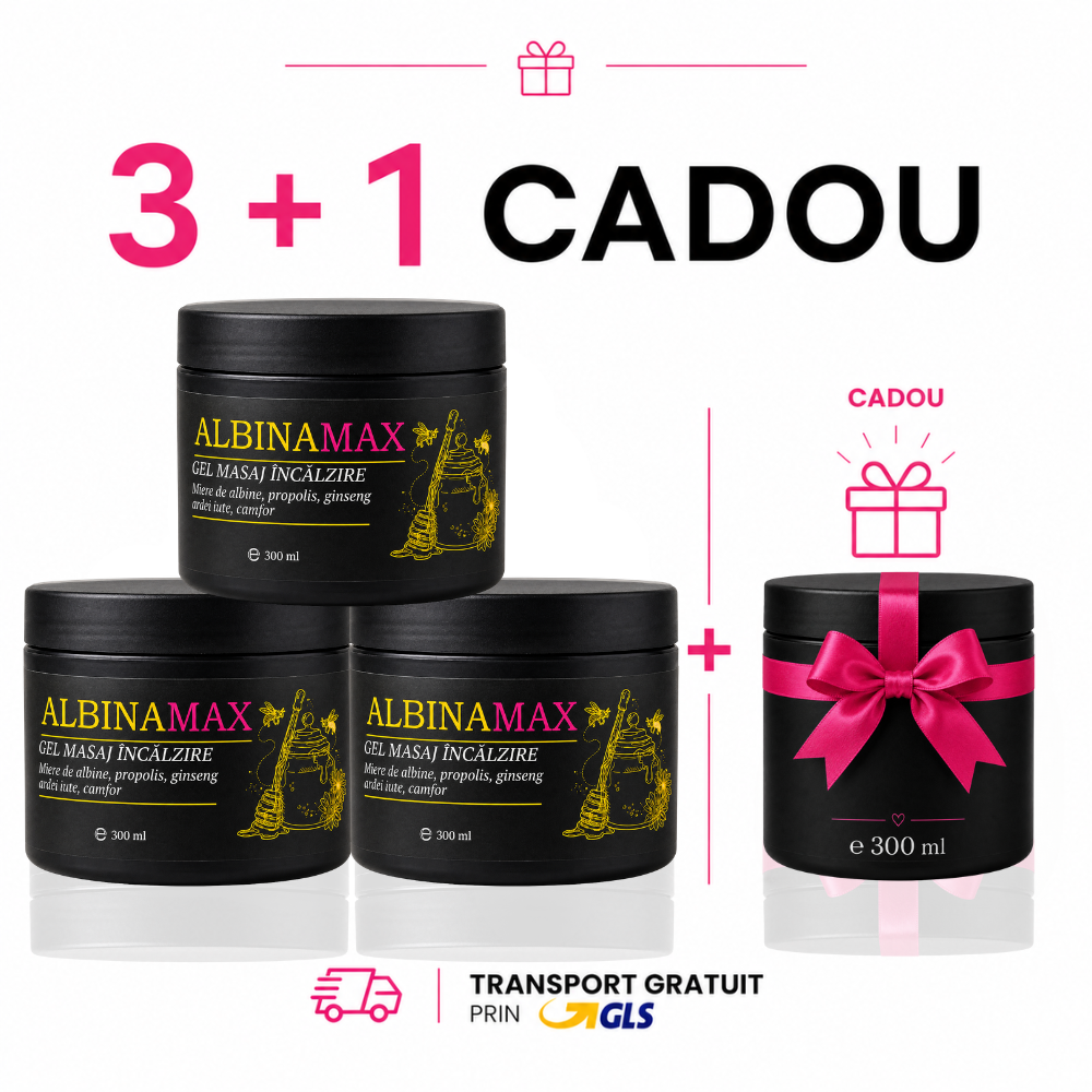 3 x Albina MAX + 1 CADOU — Transport Gratuit